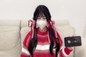 原创 小敏儿 圣诞一日女友性福时光体验可口蜜穴  背景图片