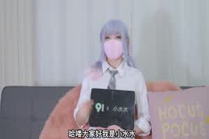 原创 水水 眼镜娘萝利jk少女 潮吹喷尿爆操啪啪样样来  背景图片