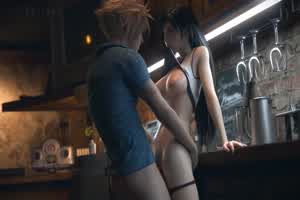 【final fantasy】蒂法 高清唯美性爱3D视频  背景图片