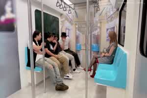 台湾人气美乳AV女优『孟若羽』私拍作品-痴汉地铁被侵犯的爆乳黑丝制服OL2 多人袭击激情爆操  背景图片