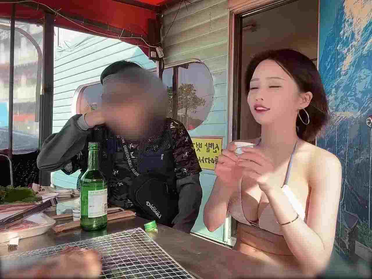  韩国前女团成员海边性爱 下海拍视频！！ 的剧照8